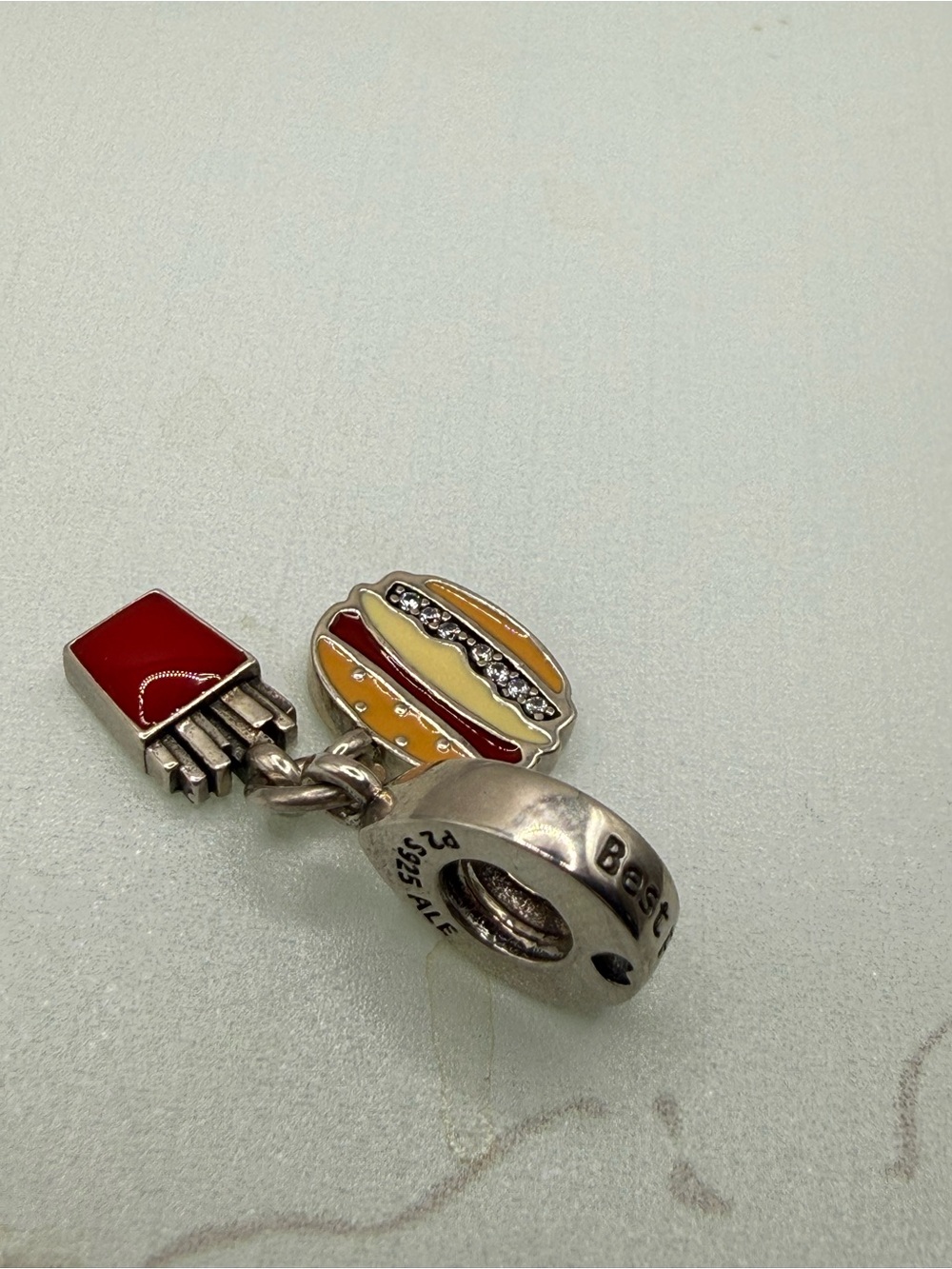 Pandora Hamburger & Best Fries Charm - Picture 2 of 6